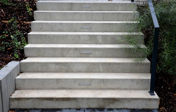 Poured Step Installation in Aurora