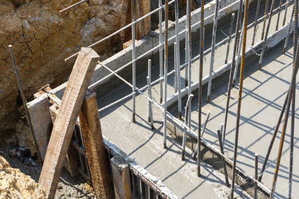 Concrete Footing Pouring in Aurora