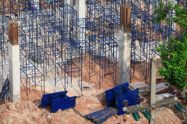 Concrete Pier Construction in Aurora