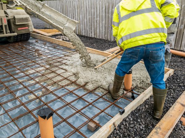 Basement Slab Pouring in Aurora