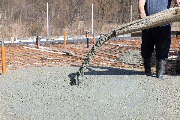 Pole Barn Slab Pouring in Aurora